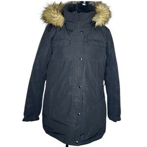 MICHAEL Michael Kors Heavy Winter Black Puffer Coat Womens Size Medium